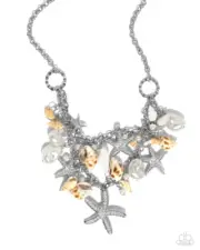 Paparazzi Seashell Shanty White Necklace NWT