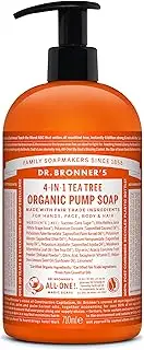 Dr. Bronner's 4-in-1 Tea Tree Organic Sugar Liquid Soap 355 ml