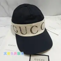 在飛比找Yahoo!奇摩拍賣優惠-《真愛名牌精品》GUCCI 492545 黑色 頭巾  lo