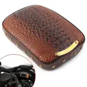For Harley Cruiser Bobber Custom Passenger Rear Cushion Seat 8 Suction Cup Brown