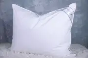 Goose Feathers Down Pillows for Sleeping Hotel Collection Bed Pillow with Gre...
