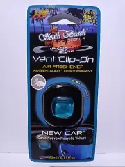 Air Freshener NEW CAR SOUTH BEACH Vent Clip Scent last 45+ DAYS Eliminate Odors