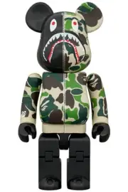 BAPE X TRANSFORMERS X BE@RBRICK ABC CAMO SHARK CONVOY 400% Medicom Toy NEW JP m