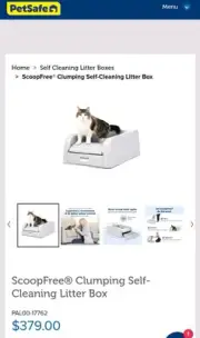 Petsafe Scoopfree Automatic self-Cleaning Cat Litter Box FOR CLUMPING LITTER