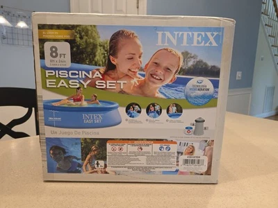 Intex Easy Set 8ft x 24" Ground Pool with Filter - Blue (28107EH)