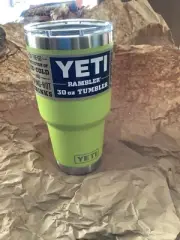 Yeti 30 oz Tumbler Chartreuse New Never Registered