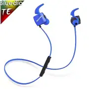 Bluedio TE Bluetooth Sports Ergonomic Earphones Cordless Blue Headphones Mic