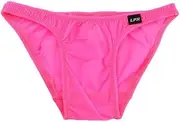 La-pomme(ラ ポーム) La Paume Men's Bikini Panties, GUS Fabric, Ultra Thin, Ultra Small, Low Rise, Micro Mini Bikini, Full Back, Small Underwear