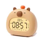 Cute Capybara Alarm Clocks, Kids Alarm Clock, Cute Nightlight Alarm Clock LCD