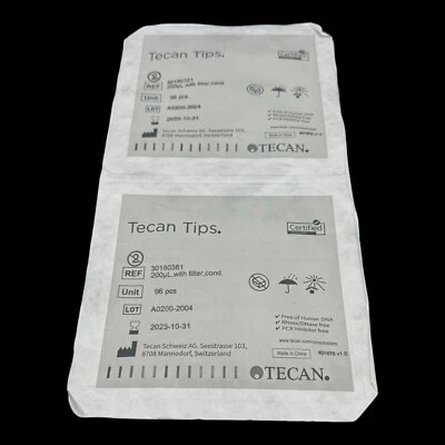 Tecan 30180381 - 200ul - LiHa Disposable Tips - W/Filter - 24 racks per case