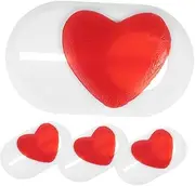Homoyoyo 4pcs Love Shaped Mobile Phone and Laptop Camera Privacy Cover Slide Reliable Privacy Protection for Cell Phones and Laptops Stylish Design Durable Construction Prevents