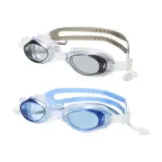 Swim Goggles Swimming Goggles Adjustable with Earplugs Clear View Eyewear