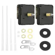 Clock Mechanism Replacement, 2Set Quartz Clock Mechanism DIY Clock Mute, White