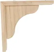 NOLITOY Wall Mounted Triangular Support Bracket Solid Wood Decorative Shelf Rack for Versatile Use Kitchens Living Rooms Bedrooms and Offices Triangle Shelf