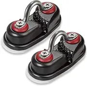 Songholee Marine Cam Cleats for Rope, Marine Line Nails, Ball Bearing Quick Entry Line Sizes Up to 5/8 Inch, Sailing Kayak Accessories (2 Pieces)