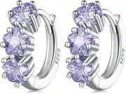 Earrings, Silver Earrings Women, Flower Zircon Earrings, 925 Sterling Silver Earrings