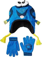 [Disney] Big Boys' Finding Nemo Dori 3D Knit Peruvian and Glove Set