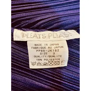 二手正品三宅一生PLEATS PLEASE ISSEY MIYAKE主線紫色洋裝3號（看圖看內文）