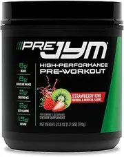 JYM Supplement Science Pre JYM Strawberry Kiwi Pre Workout Powder - BCAAs, Nootropics, Creatine HCI, Citrulline, Beta-Alanine, Betaine, Taurine, Huperzine | | 30 Servings