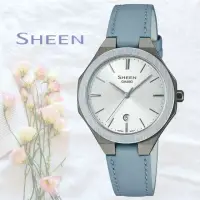 在飛比找momo購物網優惠-【CASIO 卡西歐】SHEEN 現代極簡八角女錶(SHE-