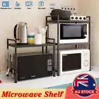 Adjustable Metal Microwave Shelf Kitchen Organiser Holder Rack Cabinet Storage