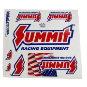 SUMMIT RACING EQUIPMENT Auto Car 8 Sticker Sheet Look Don’t Touch