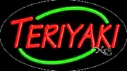 BRAND NEW "TERIYAKI" 30x17 OVAL BORDER REAL NEON SIGN w/CUSTOM OPTION 14081