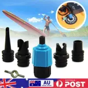Air Valve Adapter Multifunctional 4 Standard Nozzles for Stand Up Paddle Board