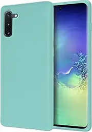 ZUSLAB Galaxy Note 10 / Note 10 5G Nano Silicone Case Shockproof Gel Rubber Bumper Protective Cover Compatible with Samsung - Mint Green