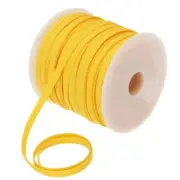 1/4 Inch Double Fold Bias Tape Continuous Bulk Bias Tape (Yellow 55 Yards)