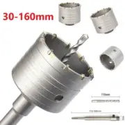 30-160 mm Core Drill Bit SDS PLUS TCT Concrete Masonry Brick Hole Cutter Pilot