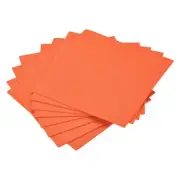 Orange EVA Foam Sheets 10x10 Inch 3mm Thickness for Crafts DIY Projects 8Pack