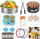 Accessories Set Sealing Ring Steamer Basket Springform Pan Egg Rack Trivet 3Qt