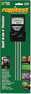 Luster Leaf 1818 Rapitest 4-in1 Soil pH/Moisture/Fertility/Light Tester, Fertility