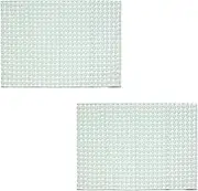 Montessori Working Mat, 27.6 x 19.7 inches, Set of 2, Waterproof, Pattern Options (Pale Green Geometric)