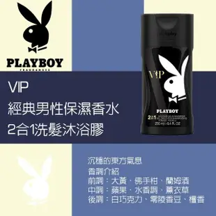 【PLAYBOY】VIP經典男性淡香水禮盒(專櫃公司貨)