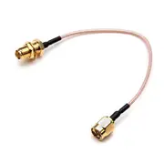 30cm Male to SMA Female Nut Bulkhead Crimp RG316 Coax Cable
