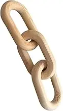 VILLFUL Wooden Chain Link Decor Table Centerpiece for Home Decor Vintage Decorative Art