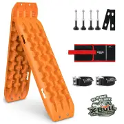 X-BULL 2PCS Recovery Tracks Snow Tracks Mud tracks 4WD With 4PC mounting bolts