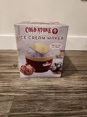 Cold Stone Creamery Ice Cream Maker Machine 1pt Bowl Gelato Sorbet Frozen Yogurt