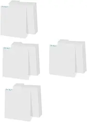 SHOWERORO 4sets Vinyl Record Index Dividers 10-Pack Book Dividers for Shelves Storage Box Card Organizers 10pcs*4