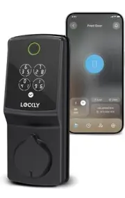 Lockly Secure Pro 2025 Keyless Build-in Wi-Fi Smart Lock Deadbolt PGD728WE1