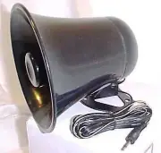 PA Horn Speaker wPlug & Wire 5 inch for CBHam Radio