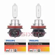 2 pc Philips High Low Beam Headlight Bulbs for Aston Martin DBS 2008-2012 xj (for: Aston Martin)