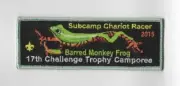 2015 17th CTC Barred Monkey Frog Subcamp Chariot Racer LGR Bdr. [KY-695]