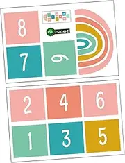 NAMOARLY Bedroom Wall Stickers 1 Pack of Removable Floor Decals Game Playing Stickers PVC Stickers Nursery Wall Decals Aesthetic Home Decor for Boys and Girls