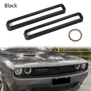 2pcs Front Grill Grille Inserts Cover Trim for Dodge Challenger 2015-2022 Black Red Blue Yellow