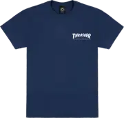 Thrasher Little Thrasher T-Shirt - Size: SMALL Navy