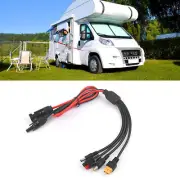 Solar Panel Extension Cable 4 In 1 DC5521 7909 XT60 Female Connector PV Wire 30A