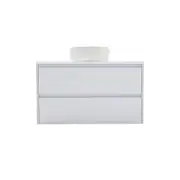 Rick McLean's White 900mm Tradie Bonza Vanity Unit
